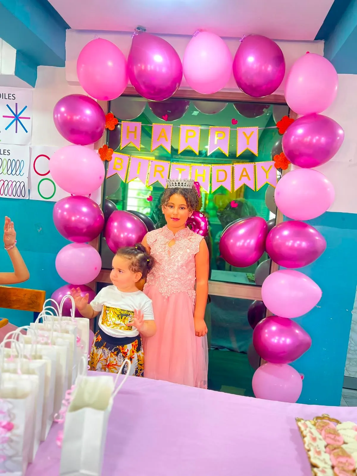 Moment de fête à l'école